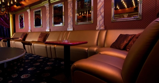 VIP lounge in a Las Vegas club